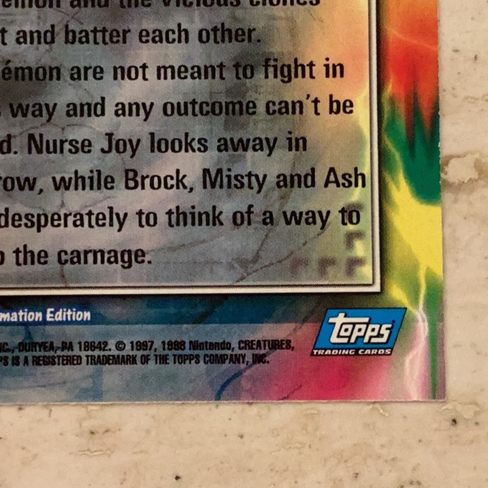 Charizard Topps 1999 Pokemon First Movie Edition 35 The Fight Rages #35 Card - Picture 5 of 6